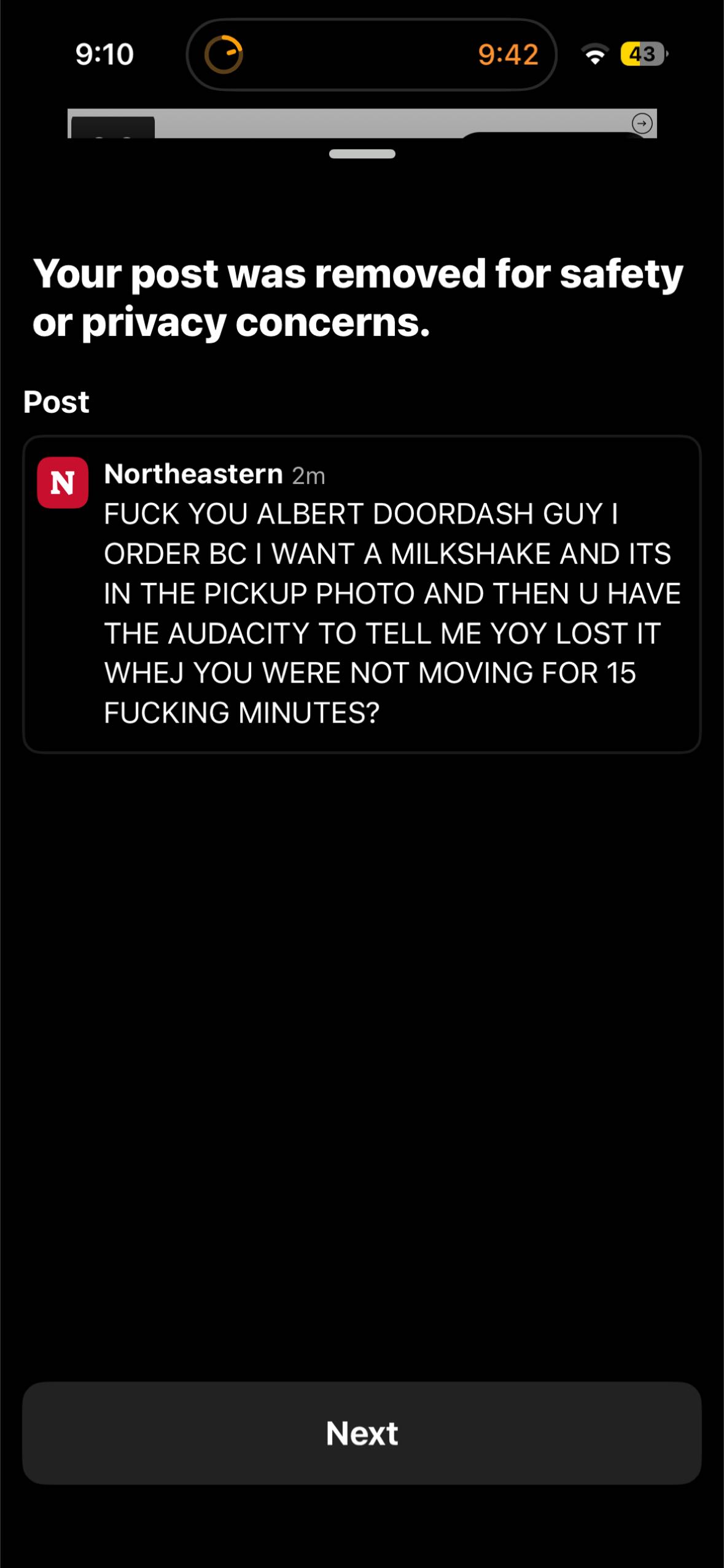 Post attachment